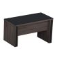 Mesa Reta Gold Glass 1700mm